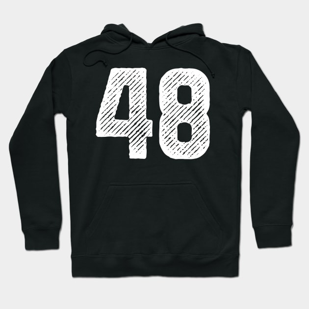 Forty Eight 48 Hoodie by colorsplash